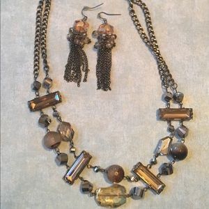 Necklace and Earrings